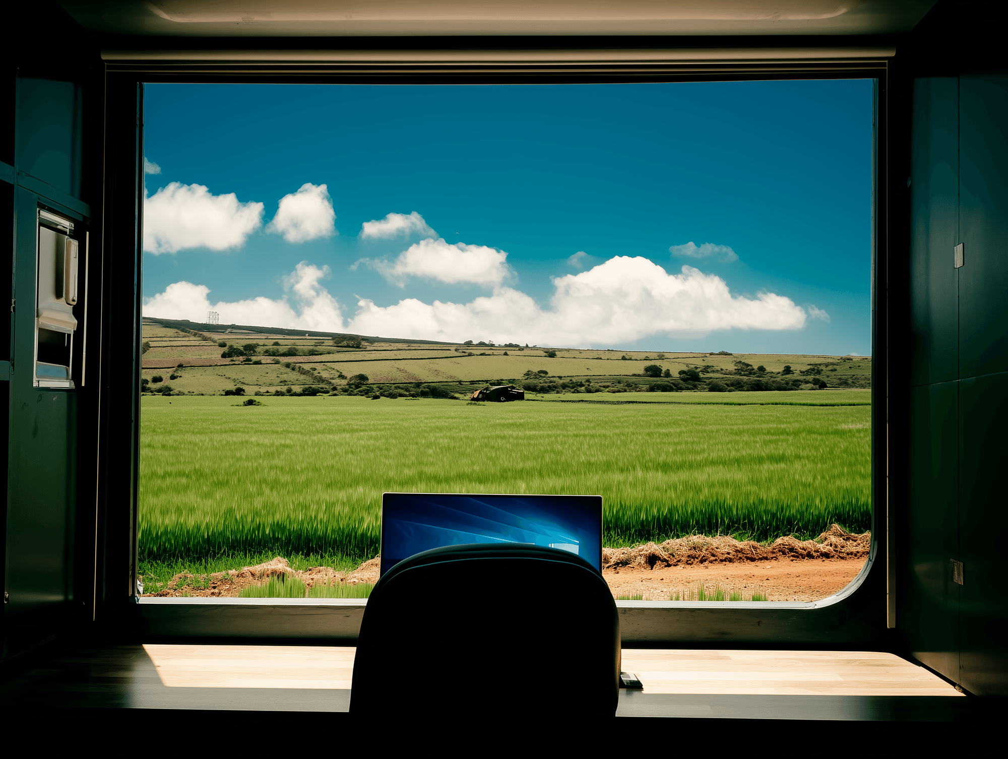 AI processing field data