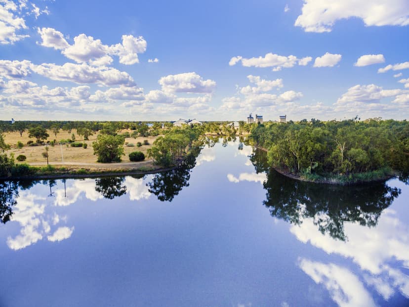 Water management with terrain analysis